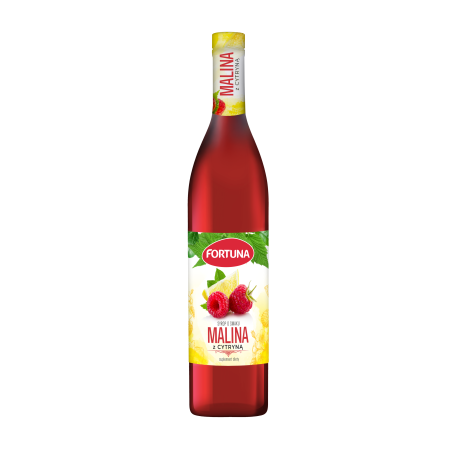 Fortuna Syrop o smaku malina z cytryną 440 ml